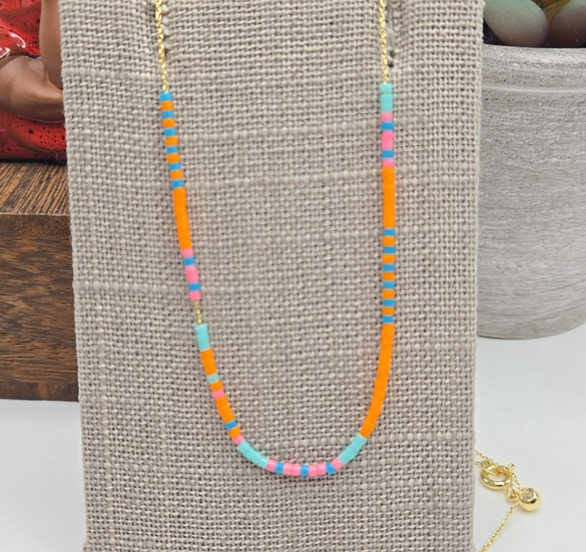 Coral Crush- Bright & Tropical Gift Set with Jewelry and Skincare