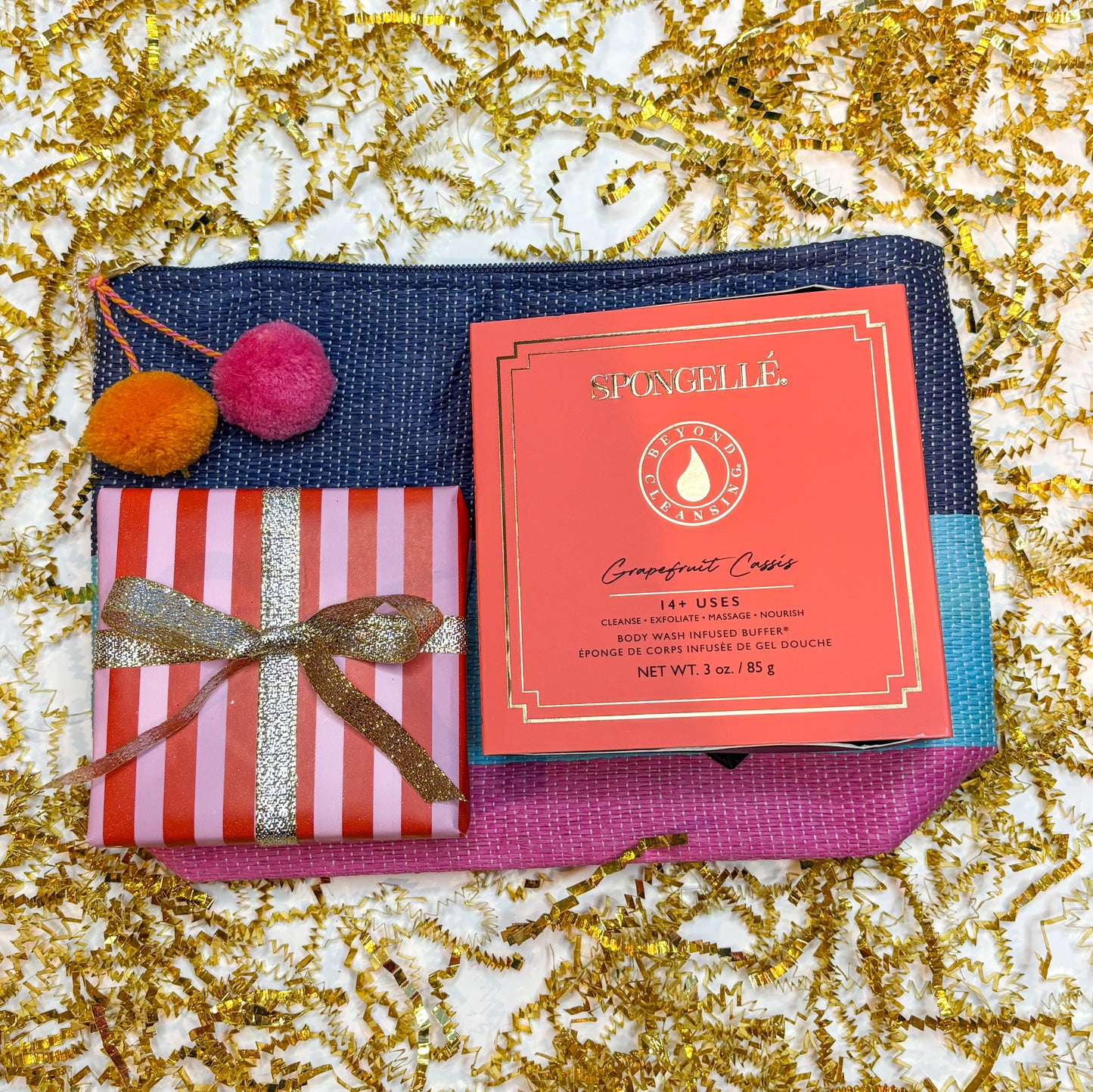 Coral Crush- Bright & Tropical Gift Set with Jewelry and Skincare