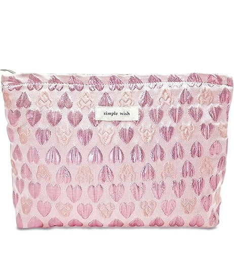 Girls Pink Heart Set-Kendra Scott Earrings with Mermaid Body Butter & Heart Makeup Bag